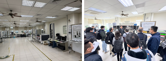 虎科大無人機製造實驗室類產線設備與正式發表時之照片。